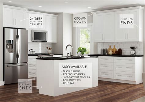 Color Pure White. . Luxxe cabinetry